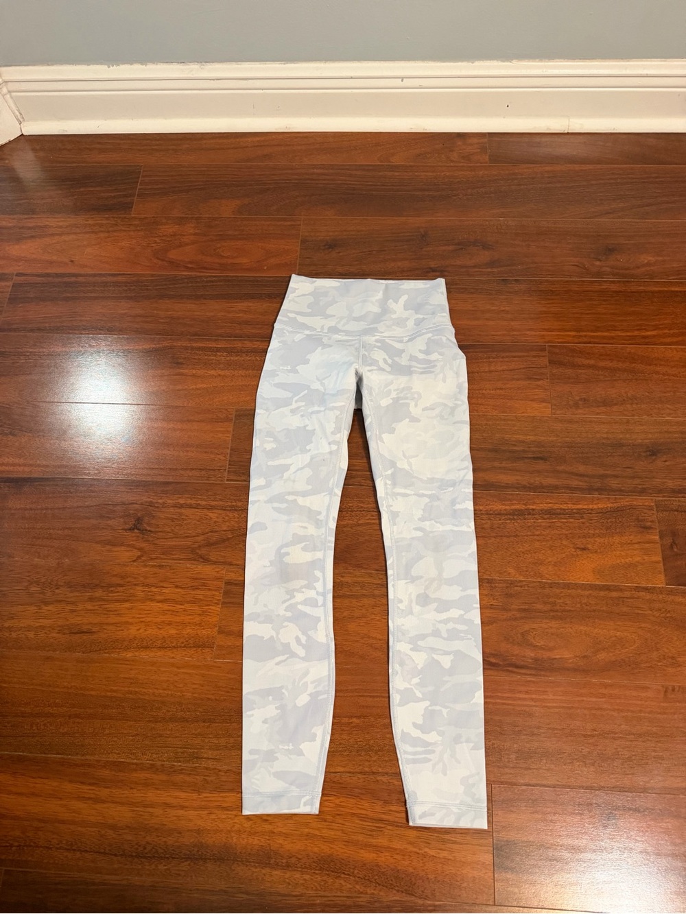 lululemon athletica Light Gray White Camo High-Rise Leggings